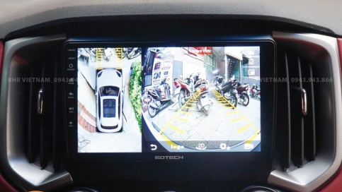 Màn hình Android ô tô Gotech GT360 Plus - Màn liền camera tích hợp camera 360